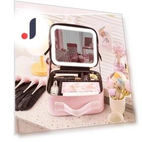 Умная светодиодная косметичка с зеркалом — Косметички, Makeup Kits