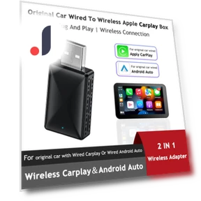 2 в 1 беспроводной адаптер Carplay и Android Auto — Автоэлектроника и аксессуары, JOHO - CarGear