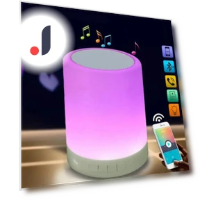 Умная музыкальная лампа Bluetooth-динамик — Портативные колонки с Bluetooth, Clock-Mall