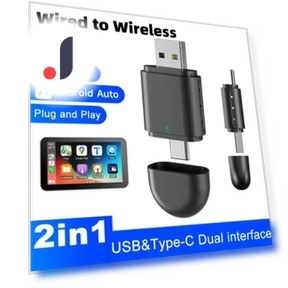 Беспроводной адаптер CarPlay и ключ Android Auto Smart Mini AI Box — Автоэлектроника и аксессуары, YJMP Auto Parts
