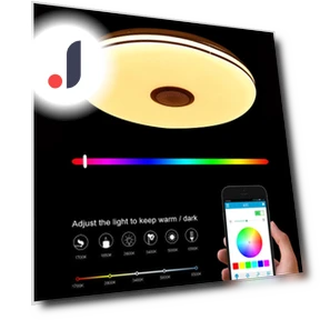 Потолочный светильник с RGB подсветкой и Bluetooth — Потолочные светильники, Refreshing Home