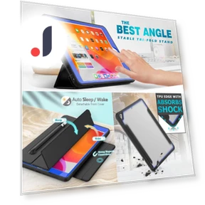 Умный кожаный чехол для iPad — Обложки, SS-Jewelry-03
