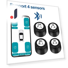Система контроля давления в шинах мотоцикла с поддержкой Bluetooth — Датчики давления в шинах, Auto Accessories Home