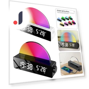 Умный будильник с RGB подсветкой — Будильники и часы, Factory Discount Outlet