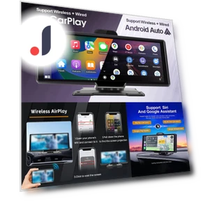 Видеорегистратор с GPS навигацией и Carplay Android AUTO — Комплекты для установки в приборную панель, 888 Auto Parts Town