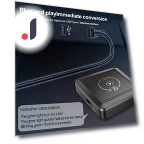 2in1 беспроводной CarPlay Dongle и Android Auto Box — Автомагнитолы, Kebidumei