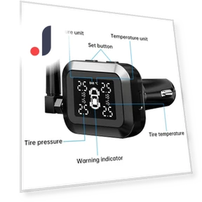 Автоматическая сигнализация водителя TPMS — Датчики давления в шинах, RuJia Home Decor