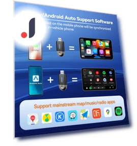 Mini AI Box Беспроводной адаптер CarPlay и Android Auto — Аксессуары для автомобилей, A Auto Parts Mall