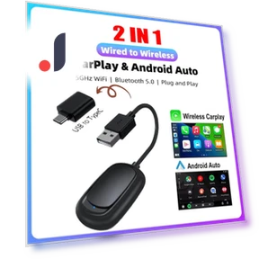 2 в 1 CarPlay и Android Auto Mini Ai Box — Аксессуары для телефонов, Auto Launcher