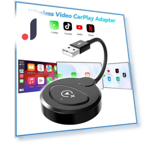 Беспроводной адаптер CarPlay с поддержкой Youtube, Netflix, TikTok — Автоэлектроника и аксессуары, A Surname Home