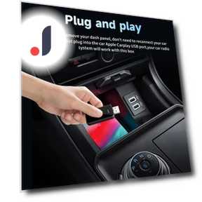 Беспроводной мини-бокс 2 в 1 CarPlay Android Auto — Автоэлектроника и аксессуары, Kebidumei