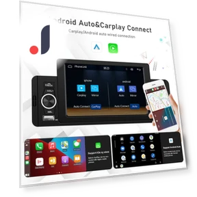 5-дюймовый HD беспроводной CarPlay 1Din видео мультимедиа MP5 плеер — Автомагнитолы, A Surname Home