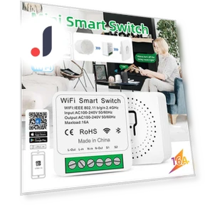 Мини-модуль управления Wi-Fi 16A 2-канальный — Центры управления и контроллеры, Homeware Essentials