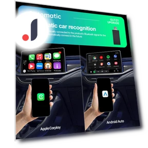 Беспроводной адаптер Carplay и Android Auto с атмосферными огнями — Автоэлектроника и аксессуары, A Auto Parts Mall