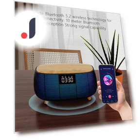 Беспроводной Bluetooth-динамик с зарядкой и будильником — Портативные колонки с Bluetooth, Good Household Items