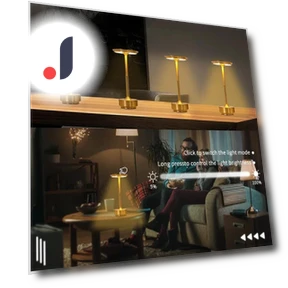 Металлическая сенсорная LED настольная лампа — Настольные лампы, Cozy Cottage-Relax
