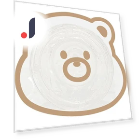 Прозрачный эпоксидный умный брелок Happy Bear — Интерактивные игрушки, Board M Factory