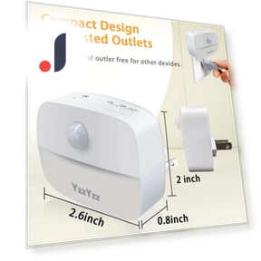 Ночной светодиодный светильник с датчиком движения — Ночники, Good Household Items