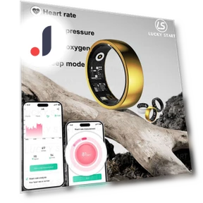 Смарт-кольцо для мониторинга здоровья — Умные кольца, Lucky Start Smart watch