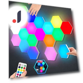 Шестиугольный RGB LED светильник — LED ленты, Rainbow Rain