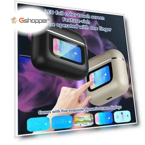 Умные беспроводные наушники с сенсорным LCD экраном, Bluetooth 5.3, водонепроницаемые — Внутриканальные наушники