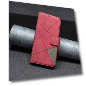 Магнитный чехол с текстурированной кожей для Infinix Smart 9 / Hot 50i — Бамперы, Infinix