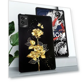 Чехол для планшета Lenovo Legion Y700 2025, TPU, золотая роза — Обложки, Lenovo