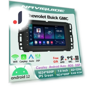Автомобильное радио с беспроводным Carplay Android Auto — Автомагнитолы, NAVIGUIDE Car Life