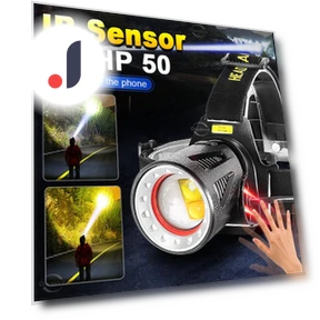 Светодиодный сенсорный фонарь XHP50 — Фонарики, Factory Discount Outlet