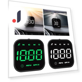 Универсальный GPS HUD Head Up Display LED Спидометр — GPS-трекеры, Xudikou