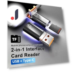 Умное USB-устройство чтения 2-в-1 для карт типа C — Картридеры, SEOBIOG