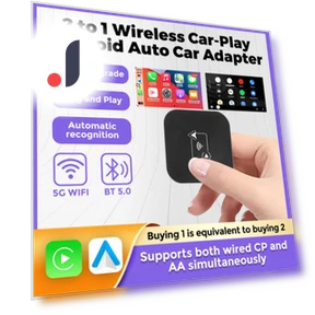Беспроводной автомобильный адаптер Carplay и Android Auto — Аксессуары для телефонов, JOHO - CarGear