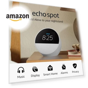 Умный будильник с Alexa — Будильники и часы, Amazon
