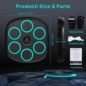 Умная музыкальная боксерская груша — Боксерские тренажёры, TGHIJKK