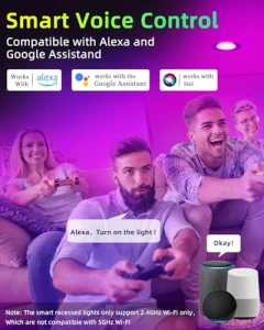 Умные встраиваемые светильники, Gefolly