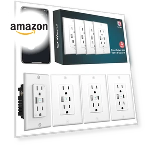 Умная розетка с портами Type C и USB — Умные модули, Lumary