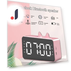 Умный беспроводной Bluetooth динамик с будильником — Будильники и часы, Factory Discount Outlet