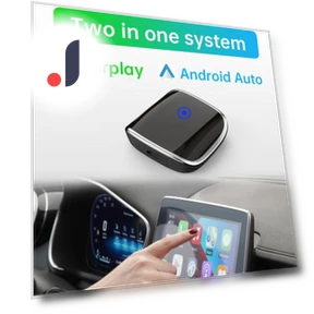 2 в 1 Carplay и Android Auto беспроводной адаптер Mini AI Box — Автомагнитолы, Reakosound