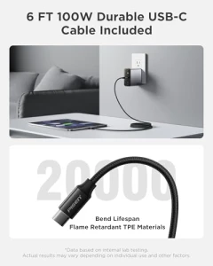 100W USB C Зарядное устройство, Pisen