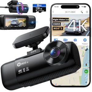 4K 3 Channel Dash Cam — Видеорегистраторы, OMBAR