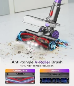 Беспроводной пылесос с интеллектуальным дисплеем, CHEBIO