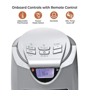 Электрический керамический башенный обогреватель с осцилляцией, Comfort Zone