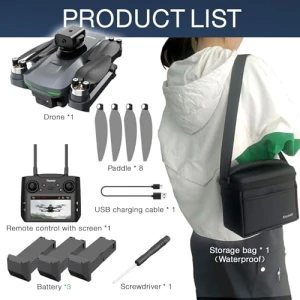 Складной дрон с HD камерой и экраном — Квадрокоптеры, mcokoe