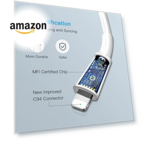 Быстрое зарядное устройство USB C 20W с кабелем Lightning 3 м — Зарядные устройства, XZYStore