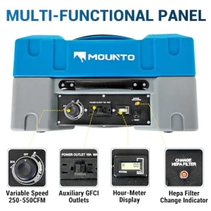 Промышленный очиститель воздуха, MOUNTO