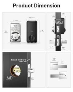 Электронный замок с клавиатурой и автоматической блокировкой — Умные замки, Zowill