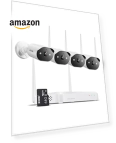 2K Wi-Fi 6 Security Camera System — Корпуса и кронштейны для видеонаблюдения, ZOSI