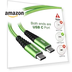 USB C кабель для быстрой зарядки 4-упаковка — USB, Bynccea