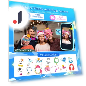 Детский мультяшный силиконовый телефон Smart Touch — Игрушечные телефоны, Serene Greens