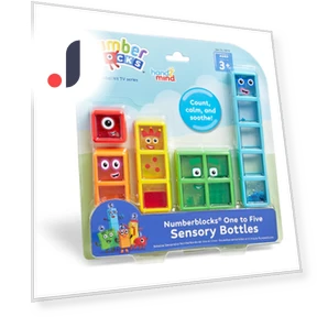 Набор сенсорных игрушек Numberblocks One to Five для эмоциональной релаксации — Обучающие игрушки, Japan Zen Mall